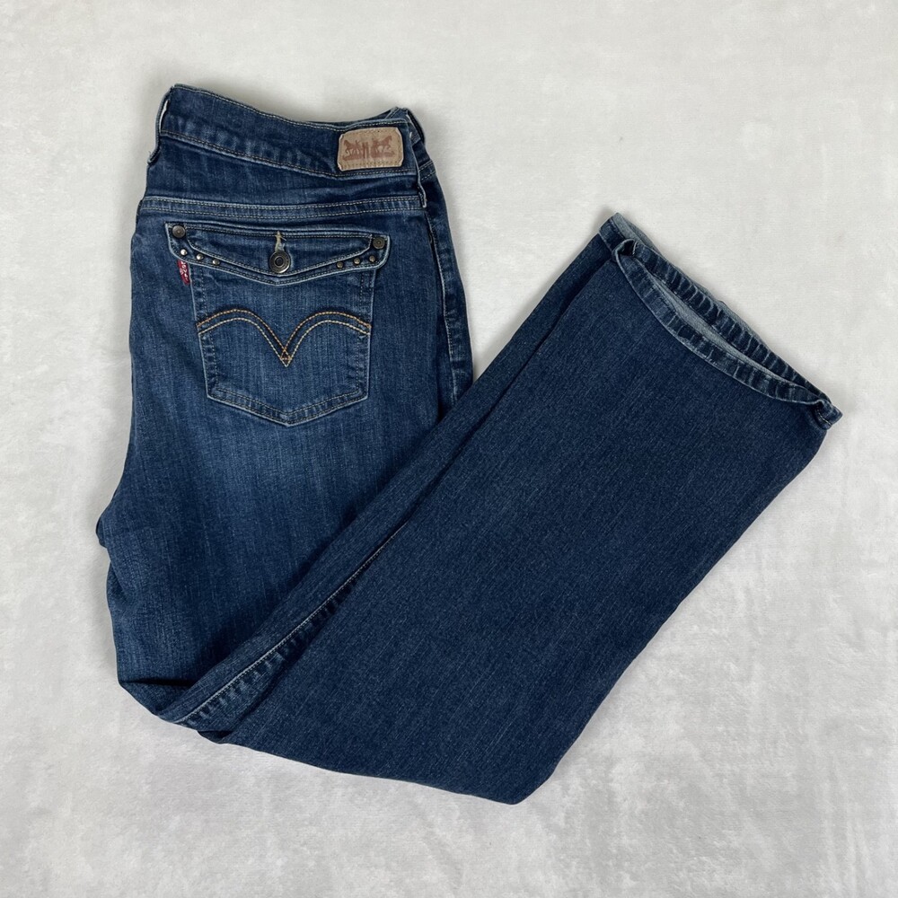 Vintage Levi's 515 Boot Cut Jeans Women's Size 14 32x30 Western Cowboy Y2K